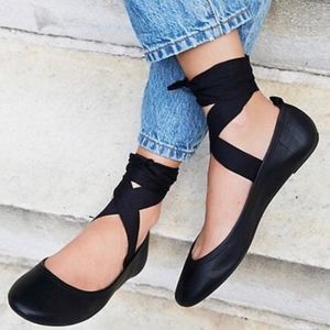 Free People Degas Ballet Flats Size 36